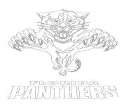 Printable florida panthers logo nhl hockey sport  coloring pages